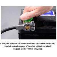 Interruptor De Batería Universal Para Coche Y Motocicleta Protector De Corte Rápido Terminales De Batería RV Interruptor De Desconexión - details 7