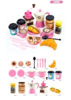 Juego De Comida Para Niñas Set De Té De Cocina Simulación De Pastel Y Café Juguete De Cocina Para Niños Juego De Casa De Juguetes Regalos De Cumpleaños - details 6