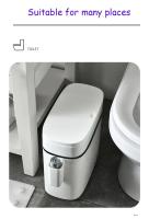 Bandeja De Basura Grande De 10/12L Para Cocina Y Baño Recipiente De Residuos De Capacidad Grande Impermeable Accesorios De Cocina - details 10