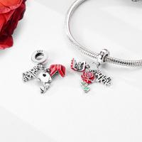 Encanto De Plata De 925 Para Pulsera Con Barco De Paseo Y Corazón Joyería Fina Para DIY Regalo Con Cuentas De Papel Y Rosas - details 160
