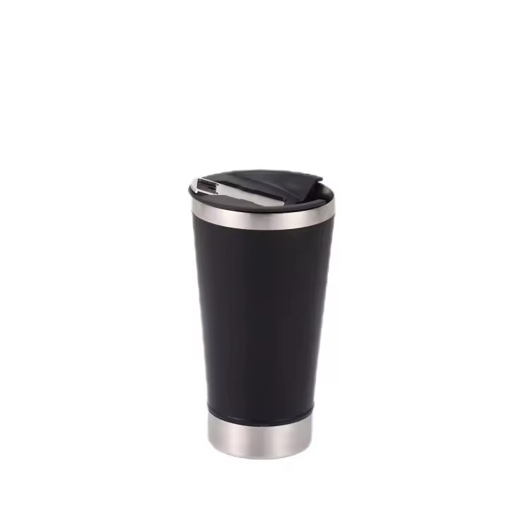 Taza de cerveza de Doble capa de Maple inoxidable 304, Con la aislación de plástico, Taza de Agua para Oficina y vehículo - 1