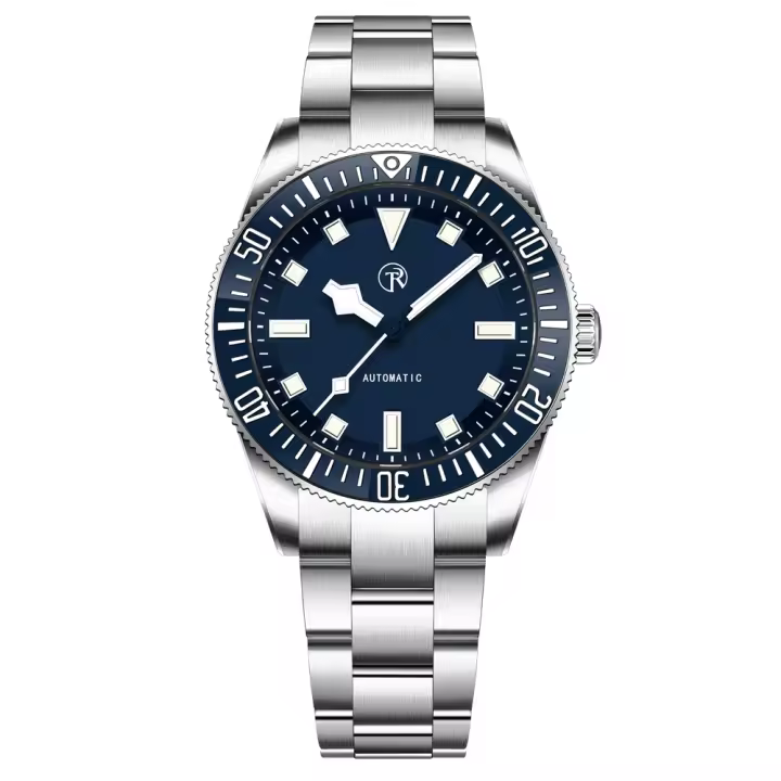 Reloj De Pulsera Automático Para Hombre Rollstimi 2024 Lujoso Con Movimiento NH35 Cerámica Luminiscente Impermeable 100M Acero Inoxidable - 1