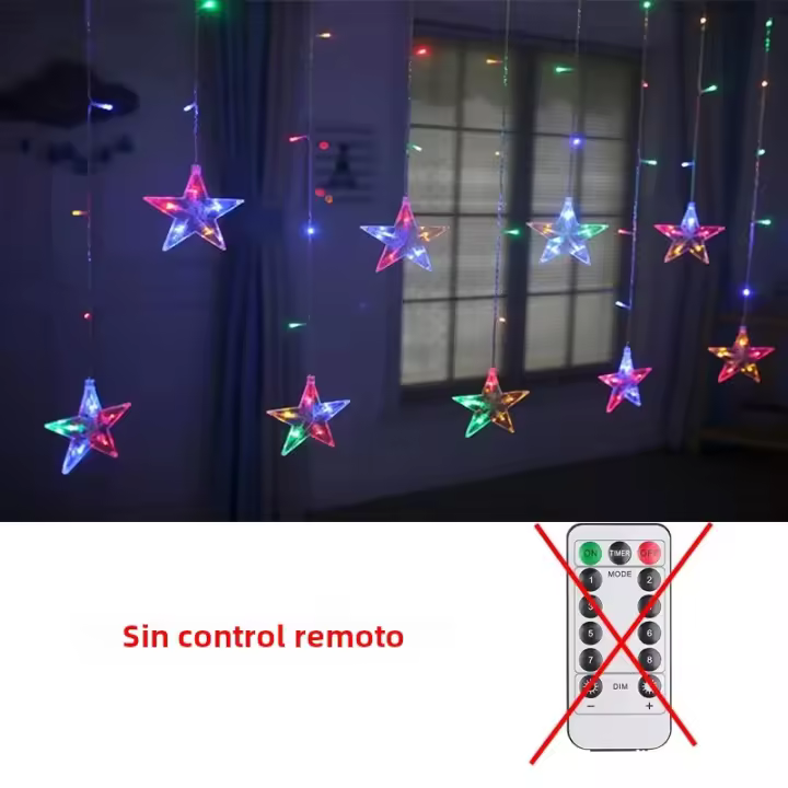 Decoración De Ramadan 2025 Estrella Y Luna De Navidad Cadena De Luces Para El Hogar Y Eventos Musulmanes Eid Mubarak Adorno De Fiesta Islámica - 1