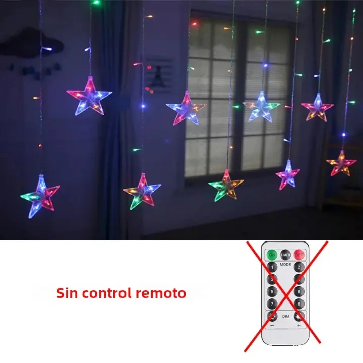 Decoración De Ramadan 2025 Estrella Y Luna De Navidad Cadena De Luces Para El Hogar Y Eventos Musulmanes Eid Mubarak Adorno De Fiesta Islámica - 1