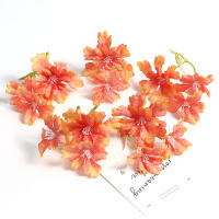 10/20Pcs Plantas Artificiales Flor De 10cm Decoración Para Hogar Jardín Bodas DIY Corona Accesorios Caja De Regalo Estilo De Flor De Seda - details 4