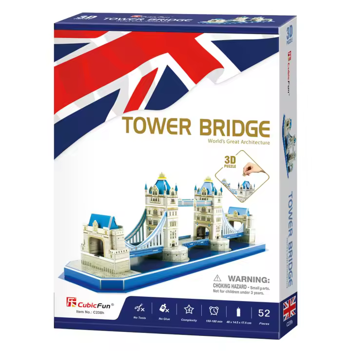 Puzzle 3d Puente De Londres | Puzzle 3d Niños | Maquetas Para Montar - 1