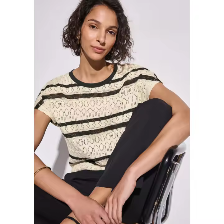 Street One Mod. PS323158 - Jersey calado con rayas para mujer - 1