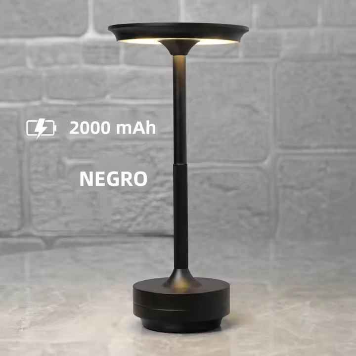 Lámpara De Mesa LED Con Sensor De Toque Luz Nocturna Recargable Inalámbrica Para Lectura Decoración De Habitación Restaurante Hotel Bar - 1