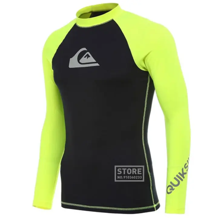 Camiseta De Natación Para Hombres Con Protección UV Ropa De Playa Guardia Contra Picaduras Manga Larga Deportes Acuáticos Camiseta De Surf - 1