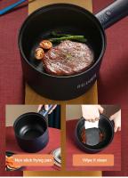 Mini Olla Eléctrica Multifuncional De Doble Capa Antiadherente Para Cocinar Fideos Y Sopas En Casa Herramienta De Cocina - details 9