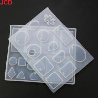 Molde De Silicona Para Colgante De Cristal JCD 1 Pieza Forma De Gota Y Elíptica Con Agujeros Para Joyería DIY Tamaño 15x11x1cm - details 4