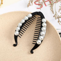 Pinza Para El Cabello De Mujer Con Perlas Y Cristales Molans Accesorio De Moda Para Decorar El Cabello Clip De Moda Para Niñas Y Mujeres - details 2