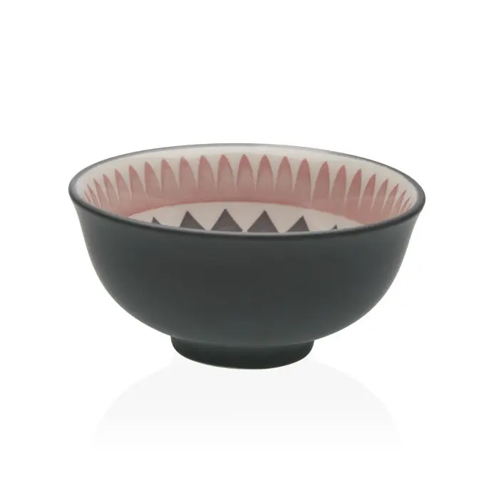 Cuenco Avalon Porcelana Gris Dibujos Geométricos (8,5dx5 cm) - 1