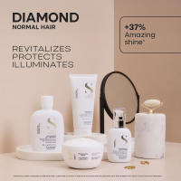 Alfaparf Milano Semi di Lino Diamond Illuminating Conditioner 200 Ml. / Acondicionador Iluminador para Cabello Normal / Desenreda, Suaviza y Aporta Brillo. - details 5