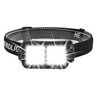 BORUiTLinterna Frontal LED COB Sensor De Movimiento Recargable Tipo-C Impermeable Luz Roja Para Pesca Y Camping - details 0