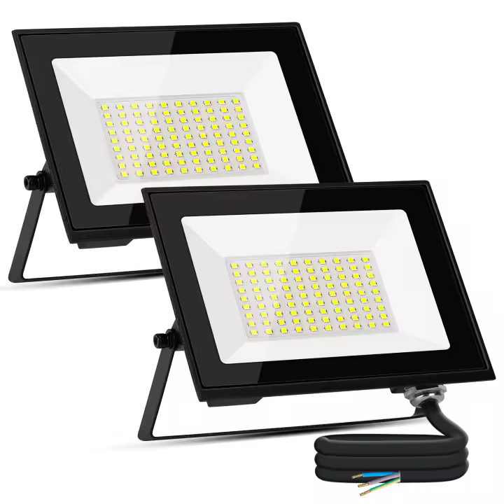 Aigostar Foco LED Exterior 100W 9000LM, Impermeable IP65, 6500K, 2PCS - 1