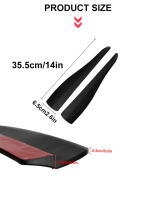Protector De Parachoques Delantero Y Trasero SEAMETAL Universal Para Coche En Fibra De Carbono Anti-Arrugas Spoiler Diffuser Splitter - details 8