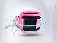 Tira De Tobillo Ajustable Para Máquina De Cables Ejercicios De Glúteos Y Pecho Inferior Con Espuma De Neopreno Para Mujer - details 9