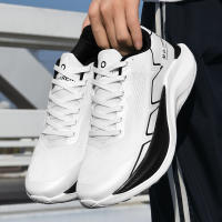 Zapatos De Correr Para Hombre 2024 Nuevos Deportivos Blancos Tenis Moda Resistente Al Desgaste Antideslizante Para Gimnasio Y Maratón - details 17