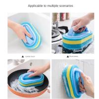 Cepillo De Limpieza De Esponja Para Cocina Y Baño Cepillo De Limpieza Para Ventanas Paredes Bañera Y Grietas Ecológico Y Duradero - details 3