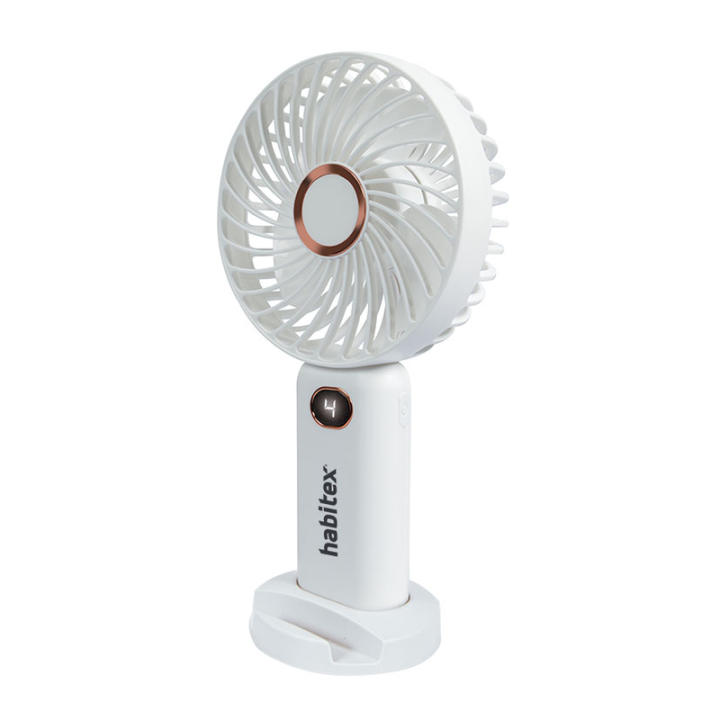HABITEX 9016R99 - Ventilador de mesa o mano USB VMM99 Blanco — oferta en Miravia