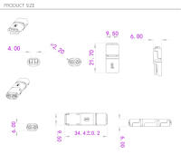 Conector Eléctrico Impermeable 10PCS 2 Pines Para Cable De Automóvil Conector De Terminales De Cableado Automotriz - details 4