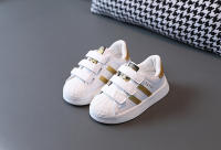 Zapatillas Infantiles Antideslizantes Blancas Para Niños Y Niñas Con Hebilla Cierre Transpirables Zapatos Casuales Para Bebés Y Niños - details 2