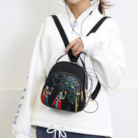 Mochila De Nylon Trendy Para Mujer Yogodlns Impermeable Multifuncional Cruzada Hombro Viaje Bolsa Rucksack Estilo Casual - details 4