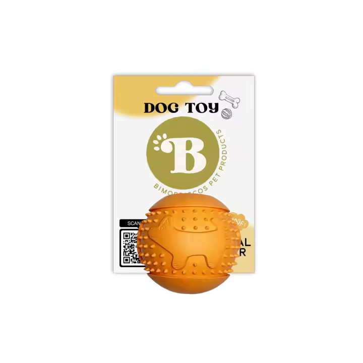 BIMORDISCOS Pet products - Pelota para Perros | Pelota Portagolosinas FILL BALL de Goma Natural | Juguetes para Perros - 1