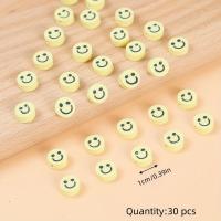 1 Pack De 30/100 Piezas De Arcilla Polimérica Para Mujer En Forma De Estrella Fruta Flor Corazón Y Con Cuentas Para Creación De Joyería DIY Pulseras Collares - details 7