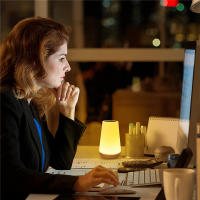 Lámpara De Mesa Cambio De Color 13 RGB Control Remoto Toque Dimmable Portátil Lámpara De Noche USB Recargable Luz De Mesa Para Cama - details 10