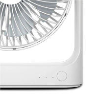 Muvip Ventilador de Sobremesa Portatil 5.5W con Cable USB C - 18cm de Diametro - 3 Velocidades - Angulo Ajustable hasta 360º - Autonomia hasta 15h - Color Blanco - details 2