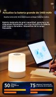 Lámpara De Noche LED Táctil Con Control Remoto Y Tiempo Para Dormitorio Y Habitación De Bebé Iluminación Decorativa Para Mesa Lámpara De Descanso Al Lado - details 2