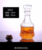 Decantador De Vino Y Licor De Vidrio Libre De Plomo Diseño Único Multi Estilos Para Whiskey Bourbon Y Scotch Tamaño 250-1000ml - details 4