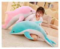 Gran Peluche Delfín Juguete De Animal Marítimo Suave Para Niñas Muñeca Bebé Almohada Para Dormir Regalo De Navidad Cumpleaños Halloween Para Niños - details 5