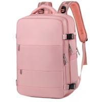 Mochila informal sencilla y multifuncional, bolso portátil para computadora portátil de gran capacidad, bolso ligero y versátil. - details 4