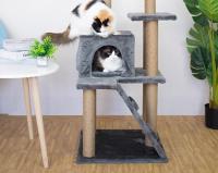 LILI HOME Rascador para Gatitos - Desde Pequeño hasta Grande disponibles en una variedad de modelos y tamaños. Diseñados para satisfacer las necesidades naturales de rascado y juego de los gatos, estos rascadores son tanto funcionales como divertidos. - details 5