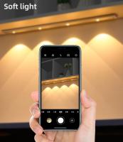 Luz Nocturna LED Con Sensor De Movimiento Ultra Delgada Inalámbrica Para Cocina Armario Dormitorio Iluminación Interior USB Para Refrigerador De Vino - details 8