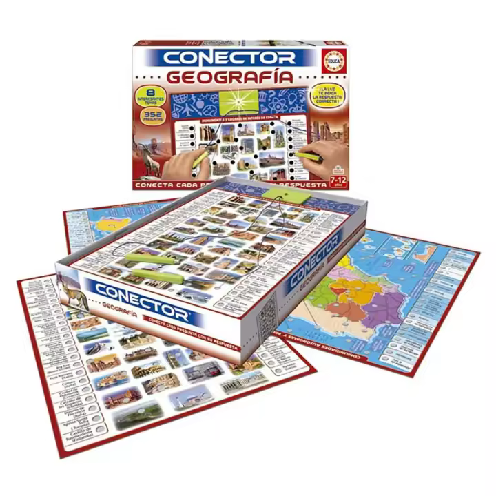 Educa Borras Juego De Mesa Conector Geografía - 1