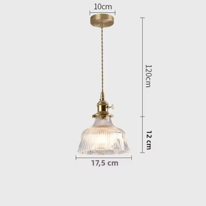 Lámpara Colgante De Vidrio Moderna Para Dormitorio Cocina Comedor Iluminación Nordic Café Bar Lámpara LED Flor Sin Bombillas Incluidas - 1