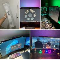 Lámpara De Escritorio LED RGB Ajustable Para Monitor Luz De Pantalla Para PC Hogar Dormitorio Estudio Oficina Con Barra Colgante - details 21