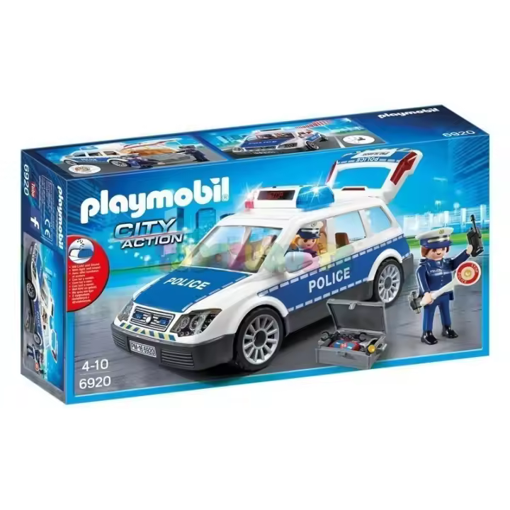 Coche de Policía con Luces y Sonido PLAYMOBIL 6920 - 1