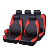 Funda de asiento de Coche de Ocho plazas con borde de Diamantes de una sola Línea, Cuero syntético, Cuero artificial - details 21