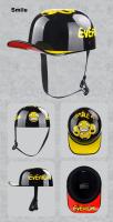 Casco De Motocicleta DS Gang Verano Unisex Abs 0.65KG Medio Casco Para Coche Bicicleta Y Automóvil Diseño De Sombrero De Béisbol - details 11