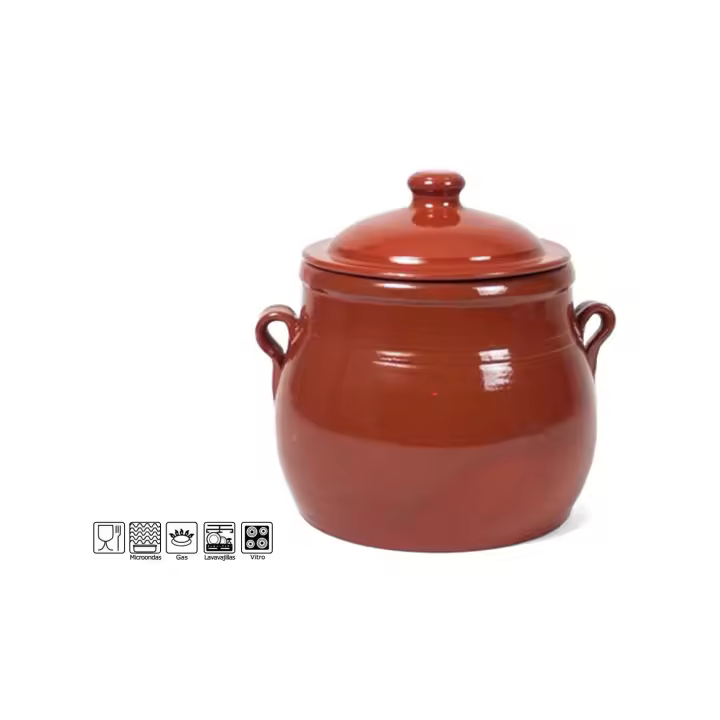 Olla de Barro Gerimport 3 Litros - Ideal para Cocinar - 1