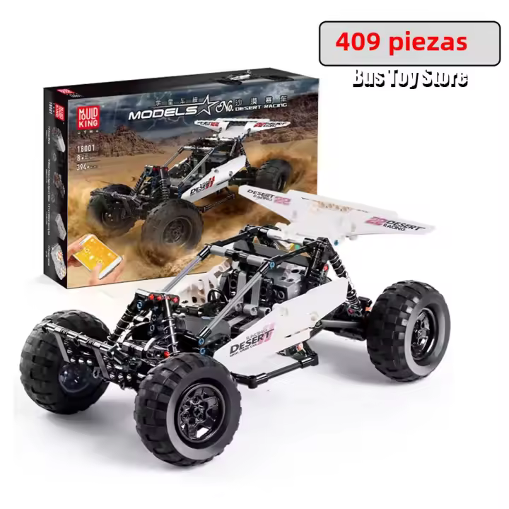 Bloques De Construcción Técnico Para Coche Buggy De Desierto Y Camión De Carreras Con Control Remoto Juguetes DIY Para Niños Set De Regalo Para Niños Y Niñas - 1