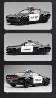 Modelo De Coche Deportivo De Aleación Challenger Redeye Hellcat Police 1:22 Con Sonido Y Luz Juguete De Colección Decoración Regalo - details 12