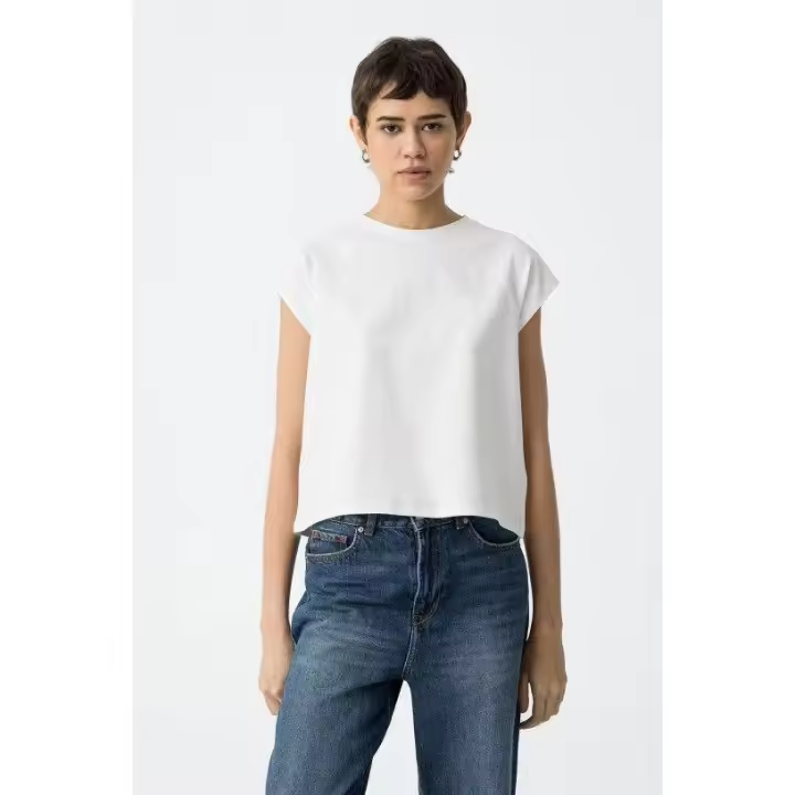 Marcas Mujer Ropa Tiffosi Tiffosi mujer Camisetas y tops  Camiseta lisa -Tiffosi- Fiori blanco - 1