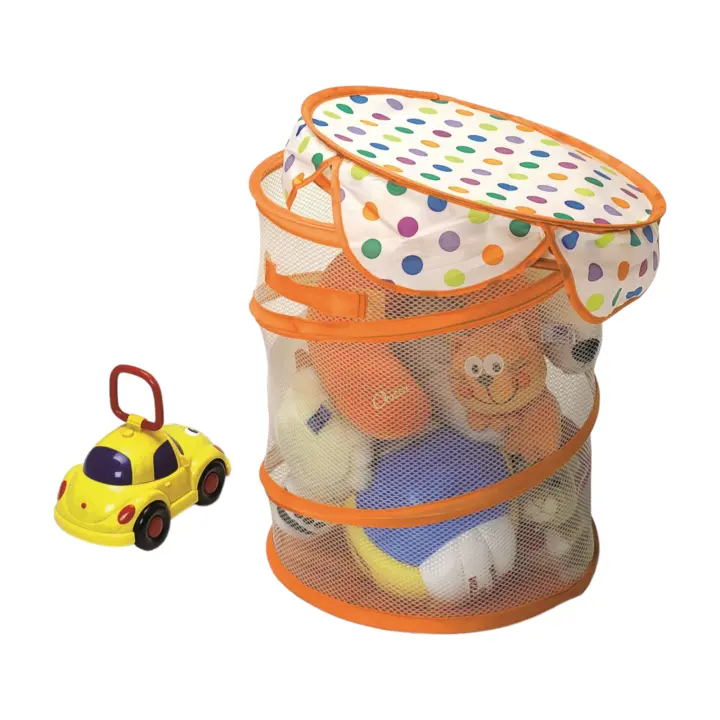 Cesta de almacenamiento de juguetes Cosatto con tapa, plegable 45x35 cm, ideal para organizar dormitorio - 1