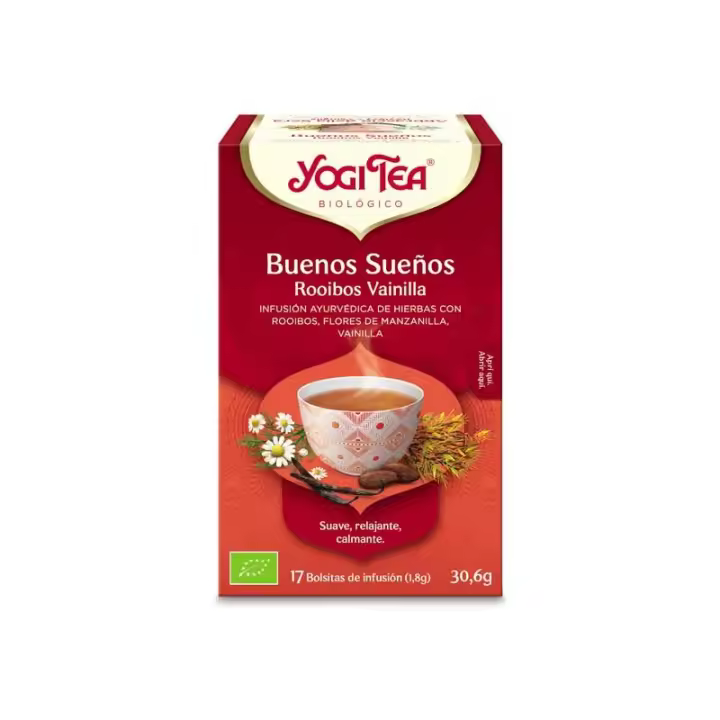Yogi tea Buenos sueños rooibos de vainilla 17 filtros Bioclub - 1